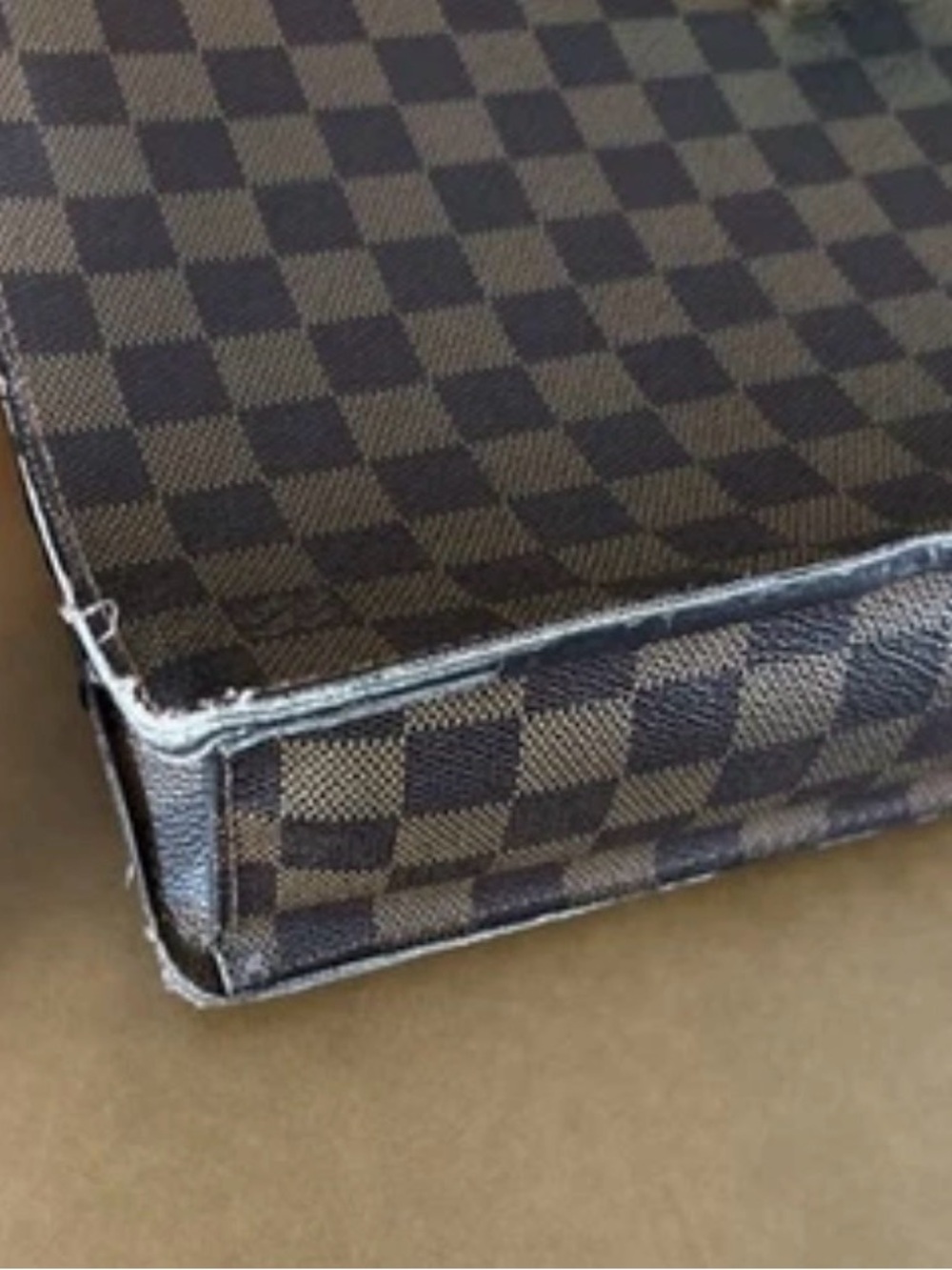 Louis Vuitton Dark Brown and Tan Damier Briefcase - Picture 10 of 15